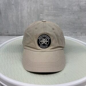 Breckenridge Brewery Hat Cap Strap Back Khaki Canvas Baseball Alcohol Beer